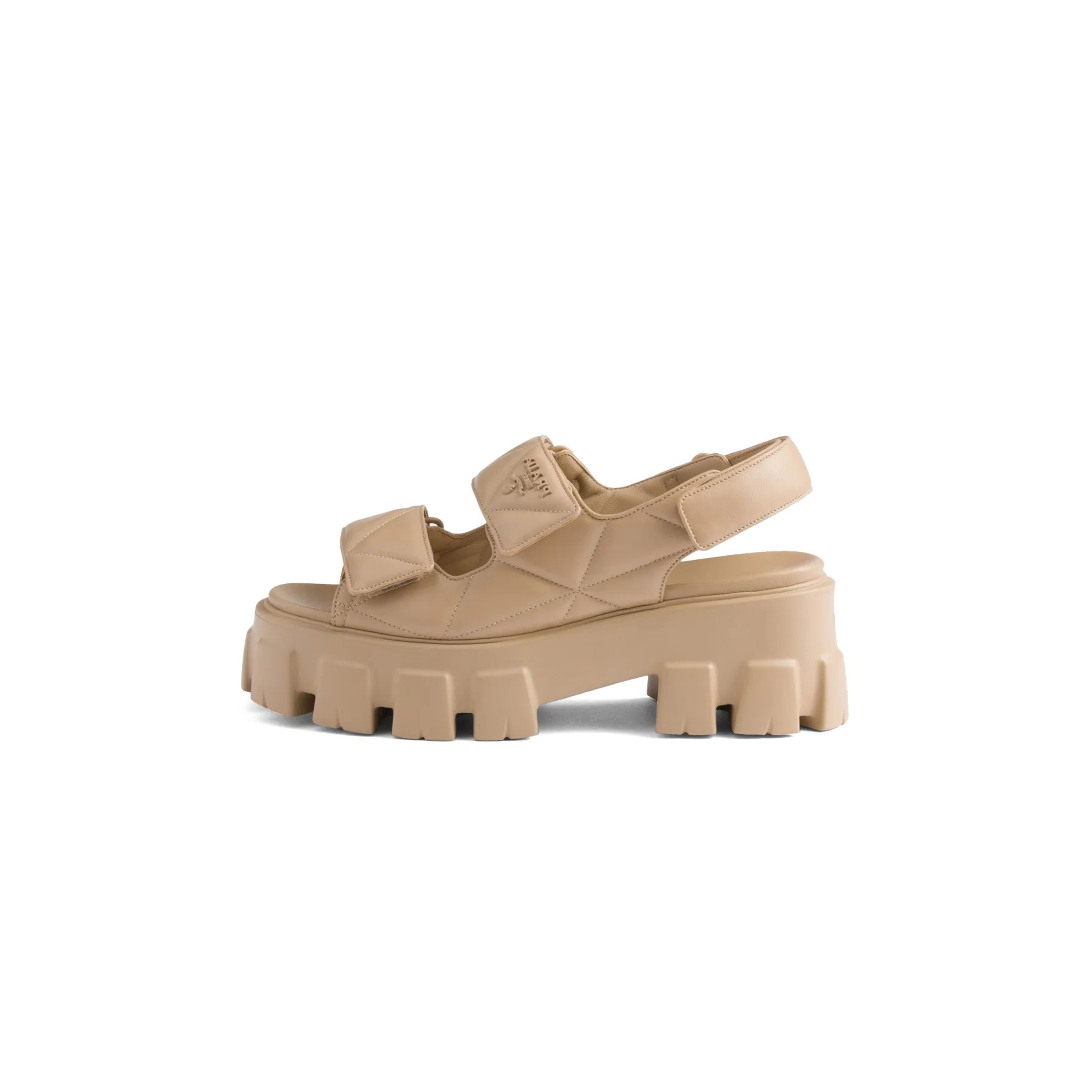 Pra*a monolith leather sandals